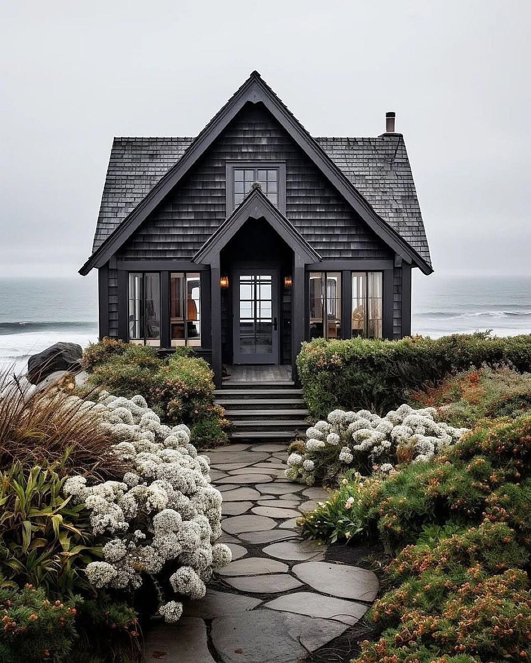 Coastal Haven in the Mist