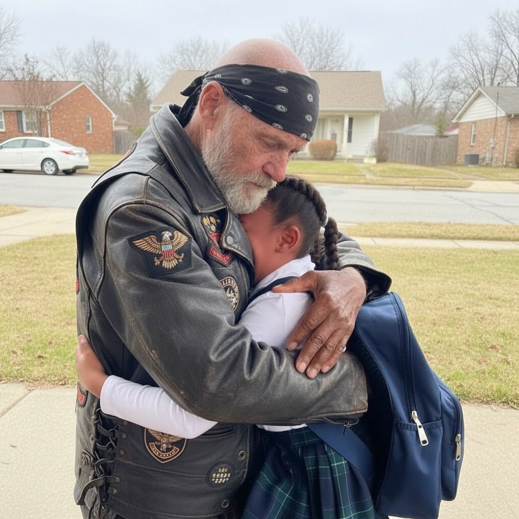 She Isn’t My Daughter — But Every Morning I Walk Her to School Like I’ve Always Been Her Dad