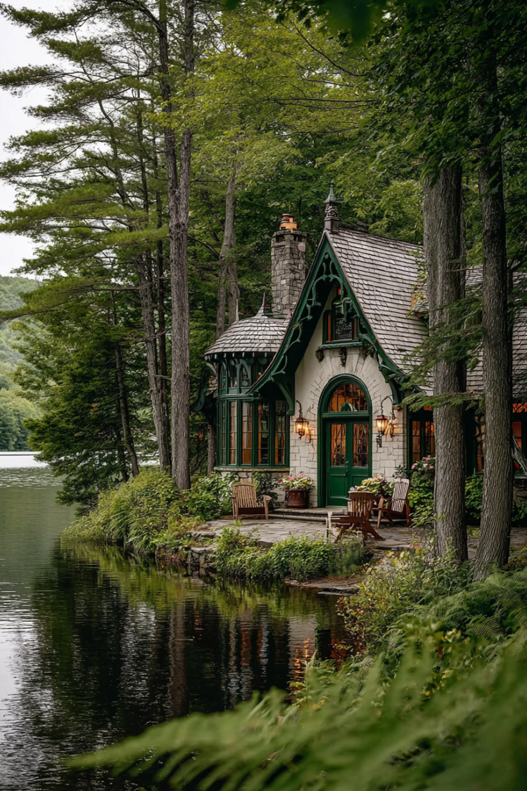 A Storybook Cottage Hidden Beside the Lake