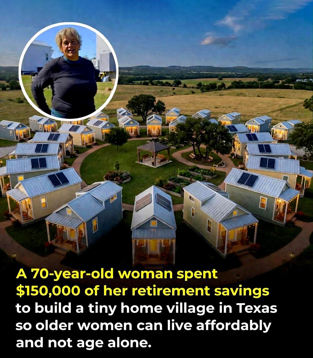 How One Woman Turned Her Retirement Savings Into a Tiny-Home Village