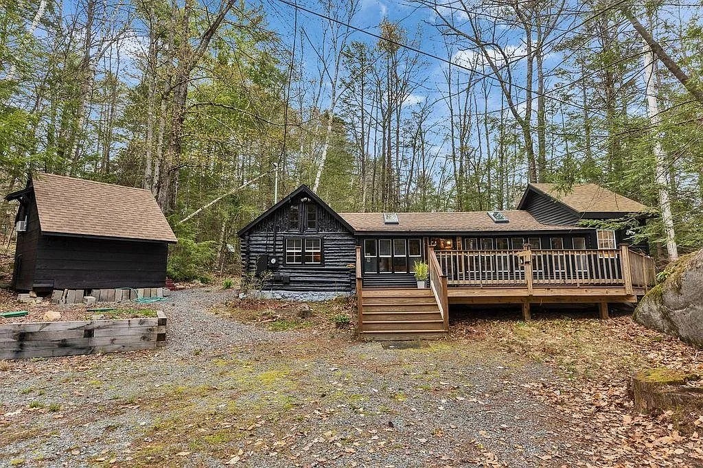 Your Lakeside Log Cabin Dream Awaits in Fitzwilliam, NH