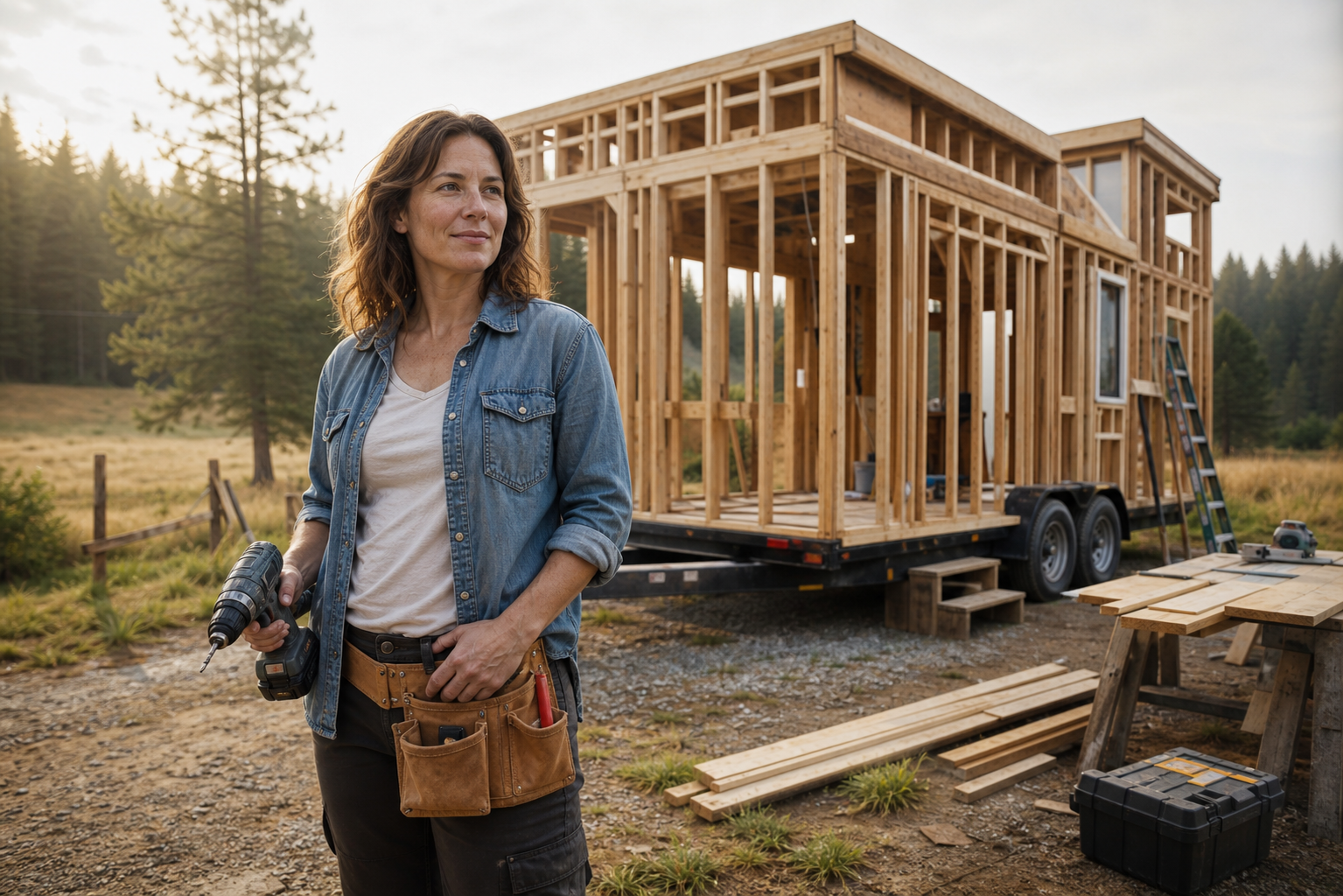 After Her Divorce, She Built a 280-Square-Foot Tiny Home—and Started Over on Her Own Terms
