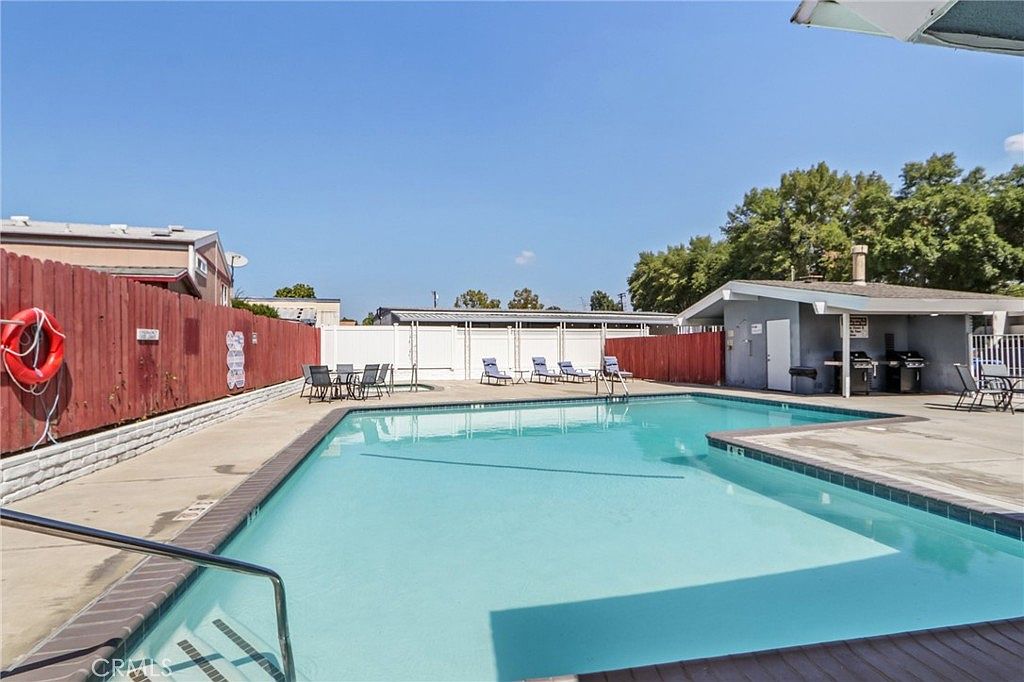 Outdoor community swimming pool